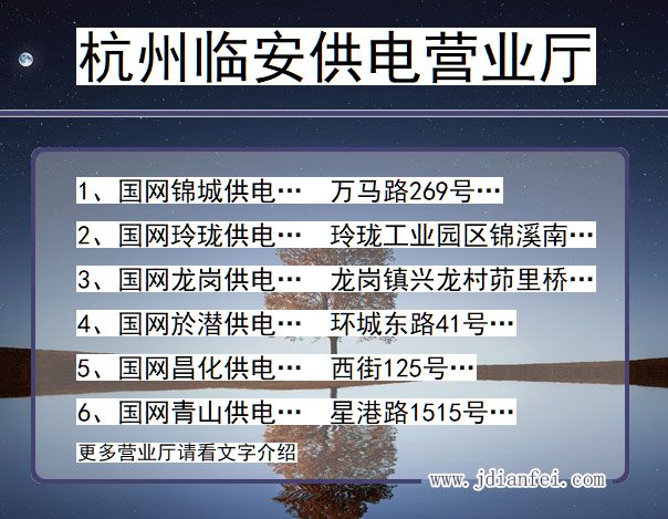 浙江杭州临安供电营业厅