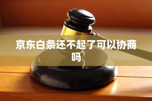 京东白条还不起了可以协商吗
