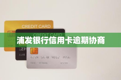 浦发银行信用卡逾期协商