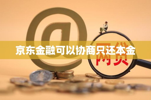 京东金融可以协商只还本金