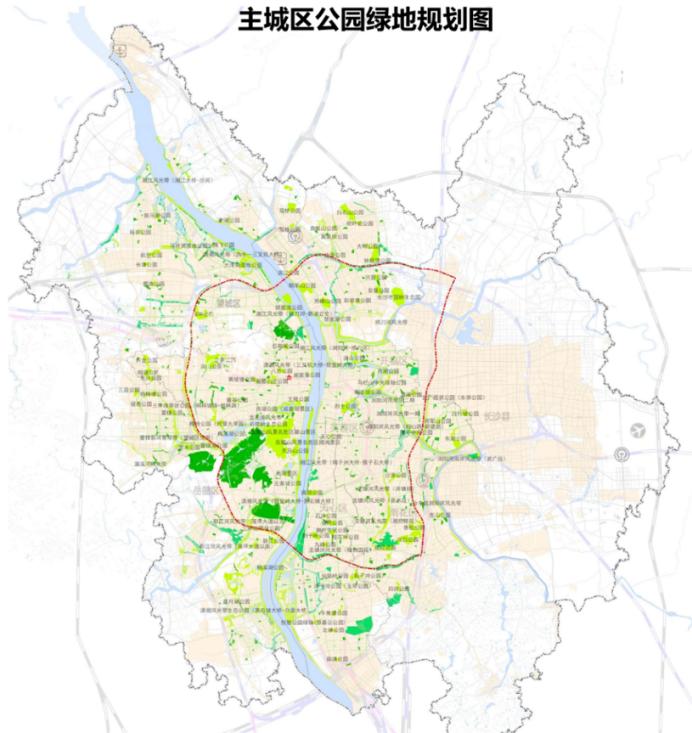 长沙主城区规划新建66个公园！绿地系统规划（2021-2035）批前公示！