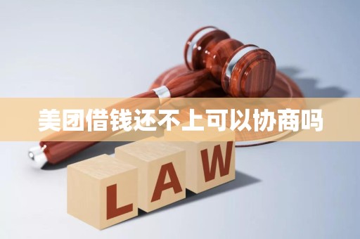 美团借钱还不上可以协商吗