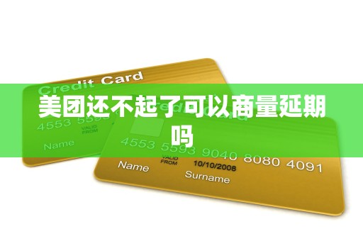 美团还不起了可以商量延期吗