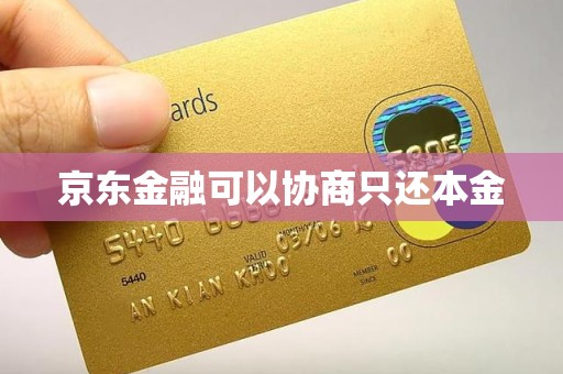 京东金融可以协商只还本金